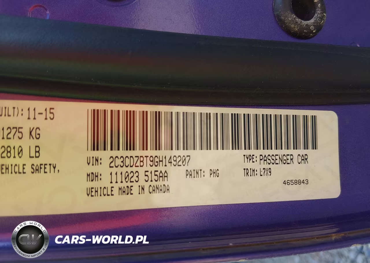 2016 Dodge Challenger R-T VIN:2C3CDZBT9GH149207 - 9