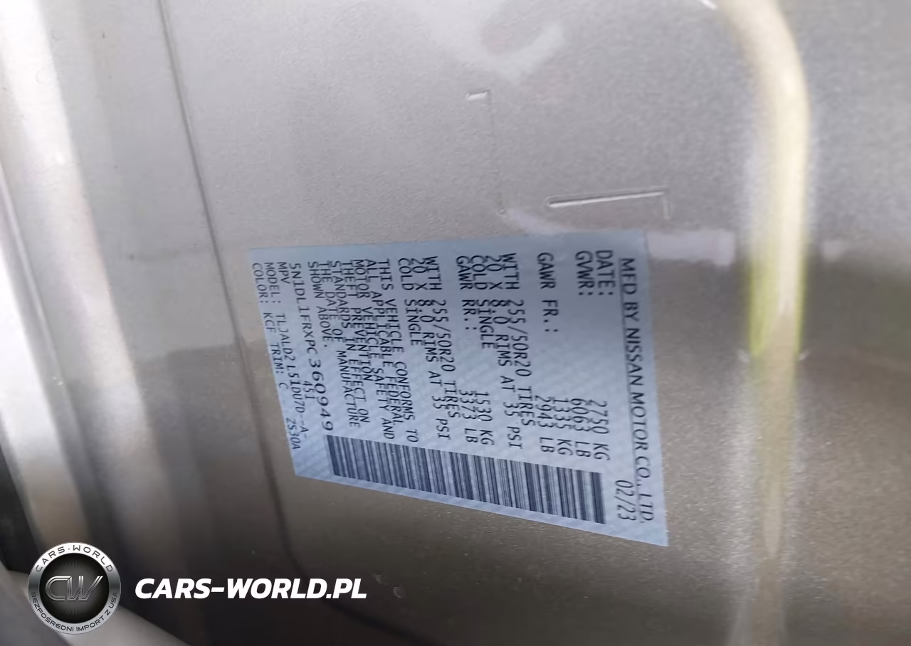 2023 Infiniti Qx60 Luxe VIN:5N1DL1FRXPC360949 - 9