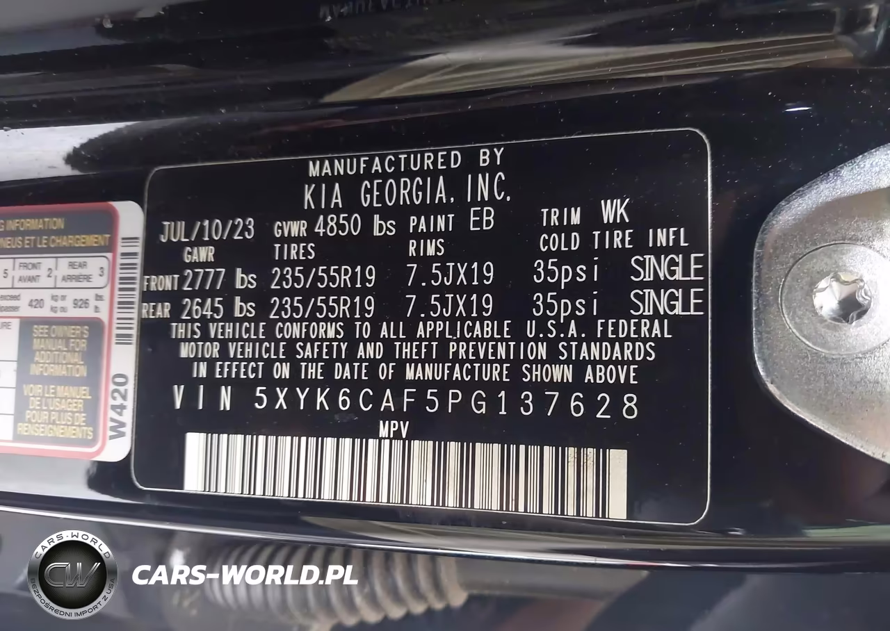 2023 Kia Sportage X-Line VIN:5XYK6CAF5PG137628 - 9
