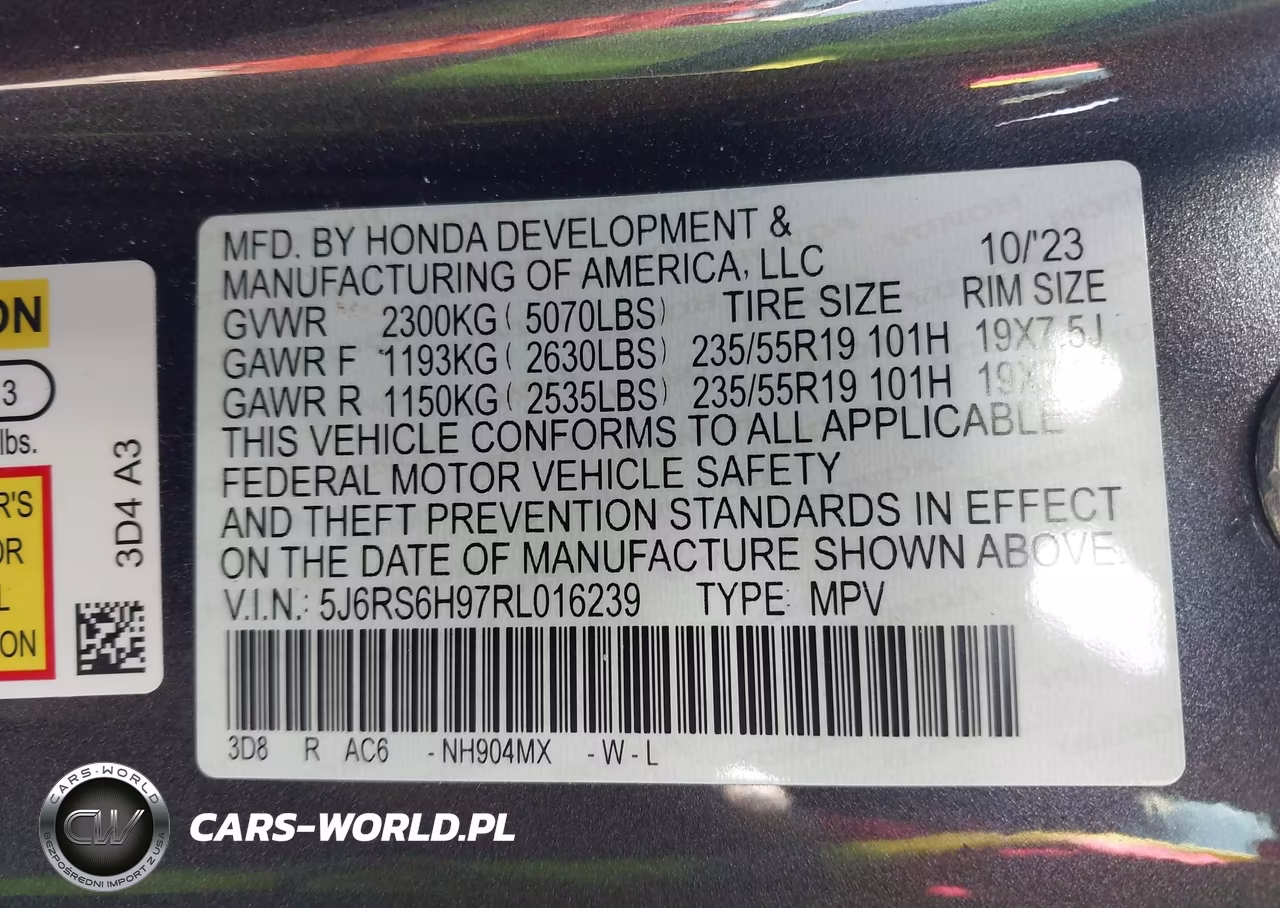 2024 Honda Cr-V Hybrid Sport Touring VIN:5J6RS6H97RL016239 - 9