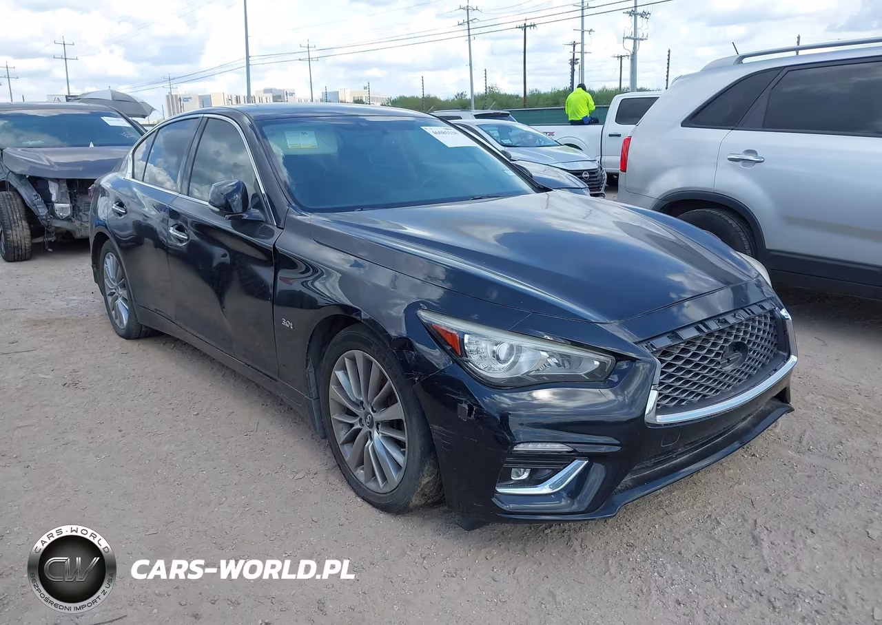 2018 Infiniti Q50 3.0T Luxe VIN:JN1EV7AR8JM436914 - 1