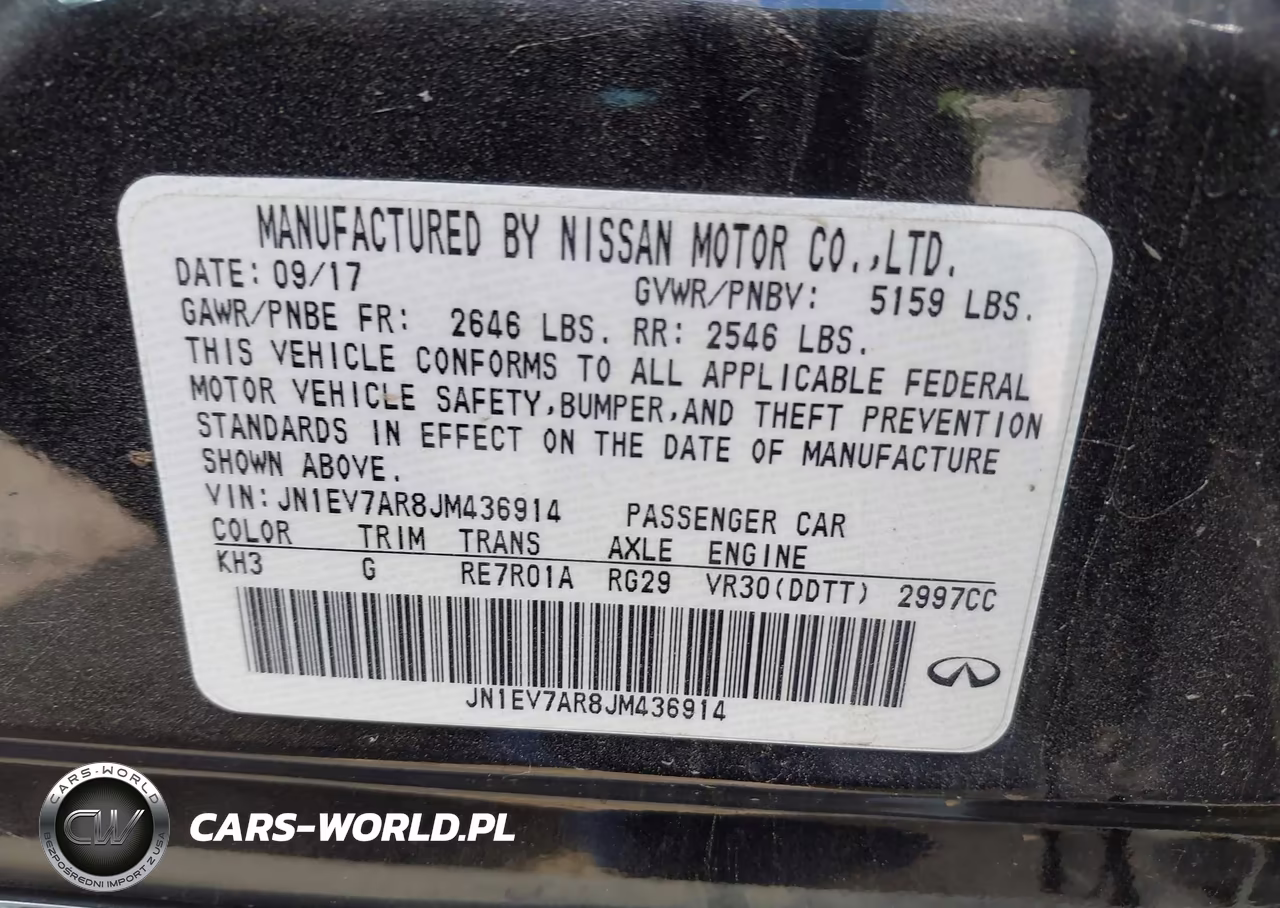 2018 Infiniti Q50 3.0T Luxe VIN:JN1EV7AR8JM436914 - 9