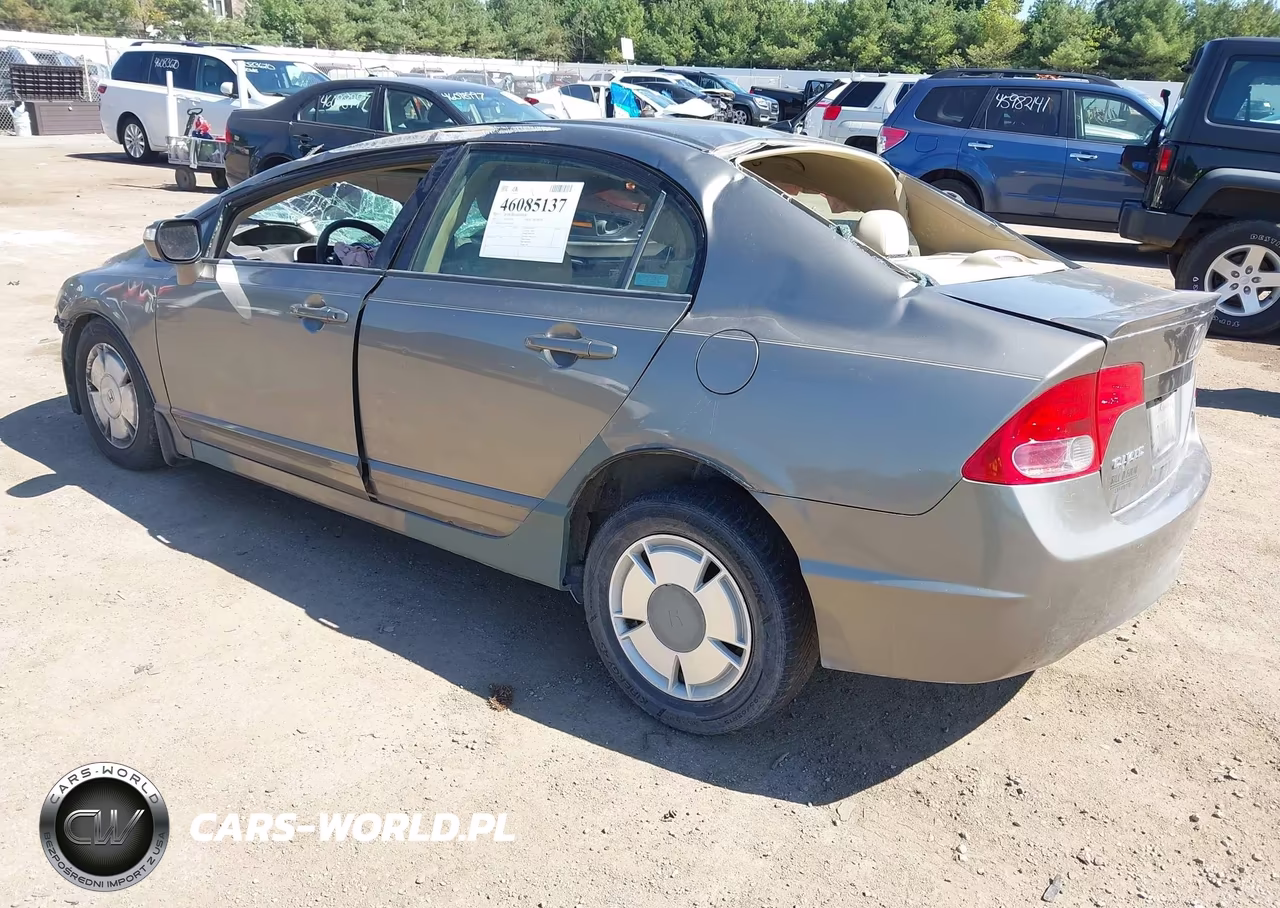2007 Honda Civic Hybrid VIN:JHMFA362X7S010758 - 3