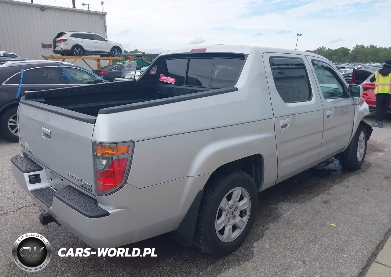 2007 Honda Ridgeline Rtl VIN:2HJYK16517H531280 - 4