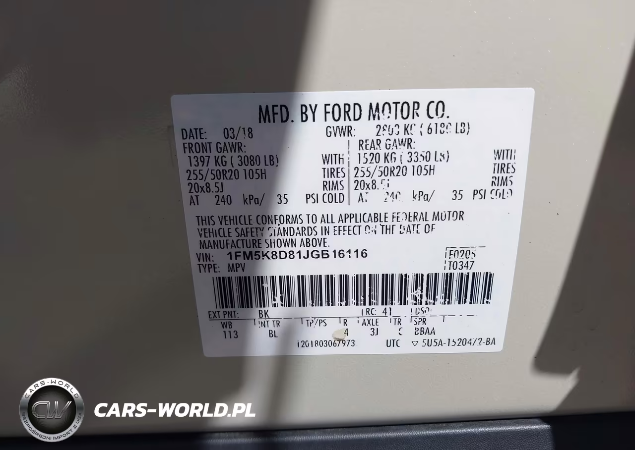 2018 Ford Explorer Xlt VIN:1FM5K8D81JGB16116 - 9