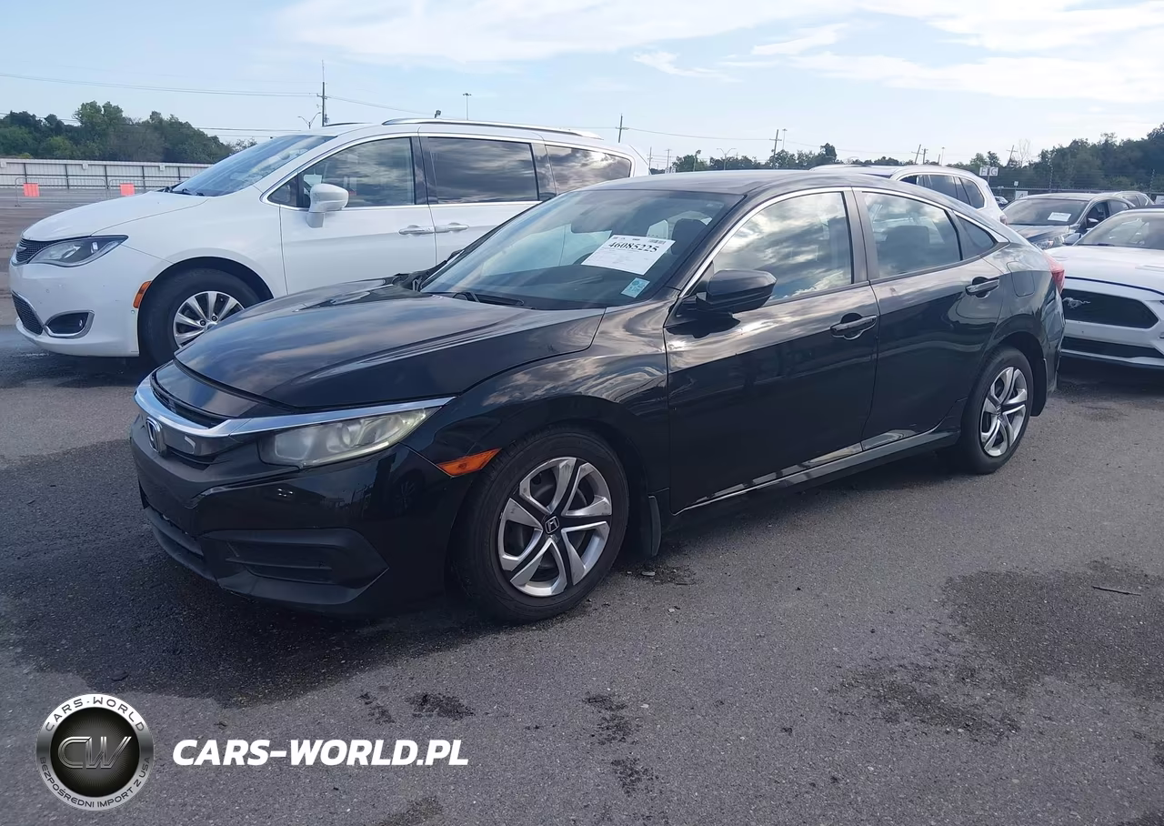 2016 Honda Civic Lx VIN:19XFC2F52GE028139 - 2