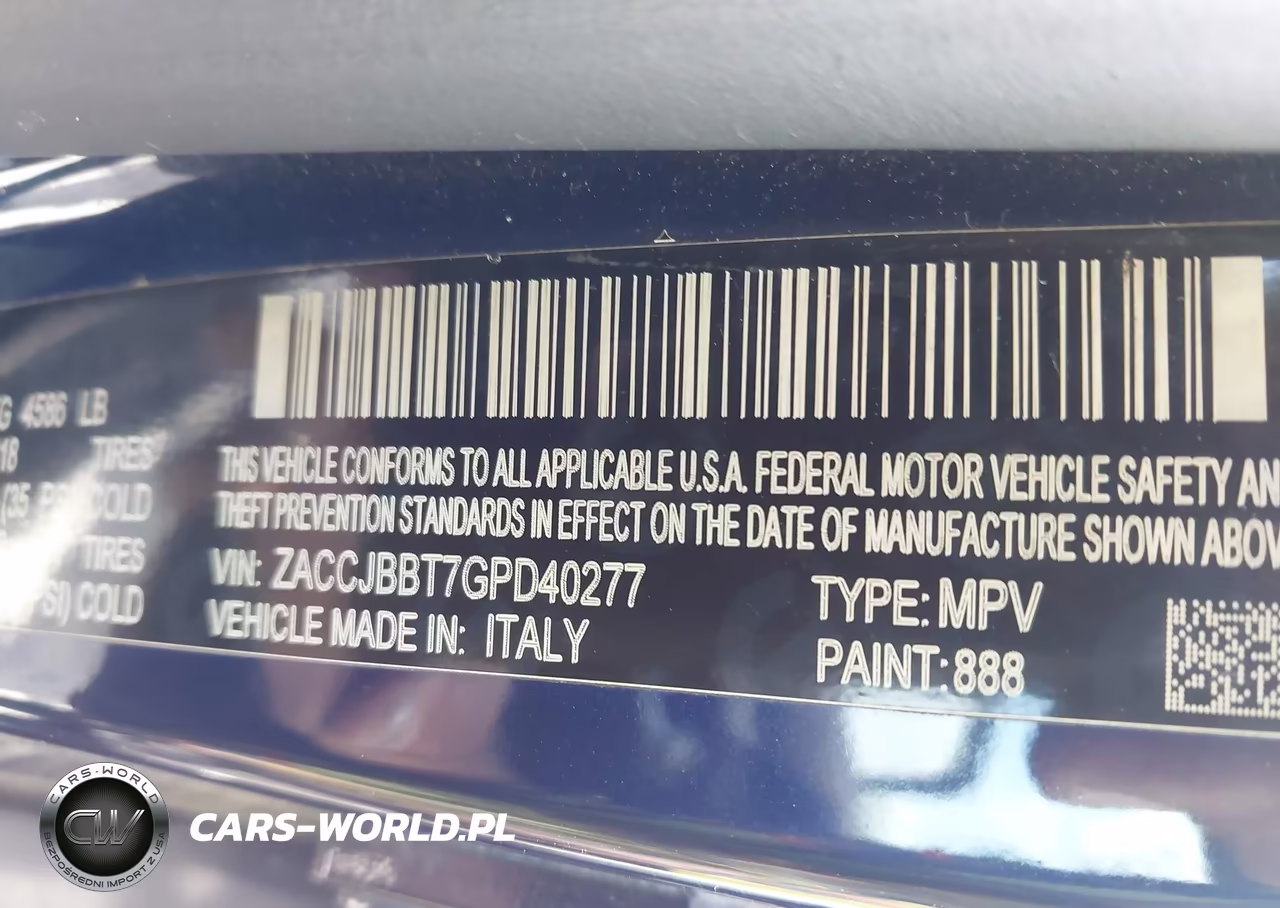 2016 Jeep Renegade Latitude VIN:ZACCJBBT7GPD40277 - 9