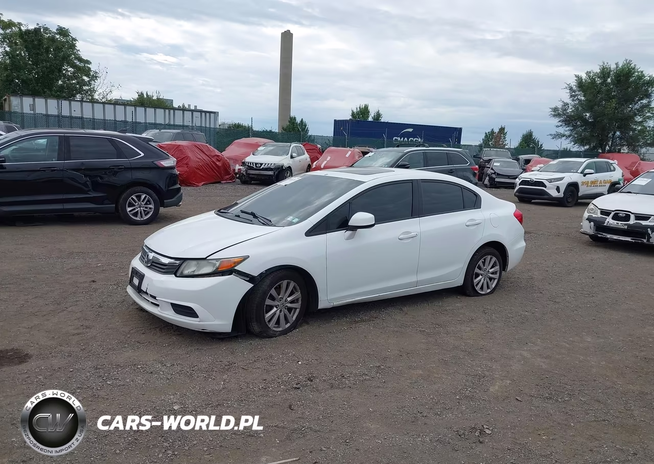 2012 Honda Civic Ex VIN:2HGFB2F86CH315867 - 2