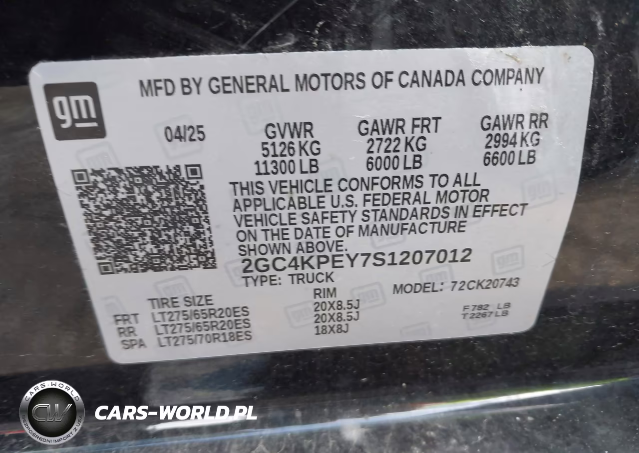 2025 Chevrolet Silverado 2500Hd 4Wd Standard Bed Ltz VIN:2GC4KPEY7S1207012 - 8