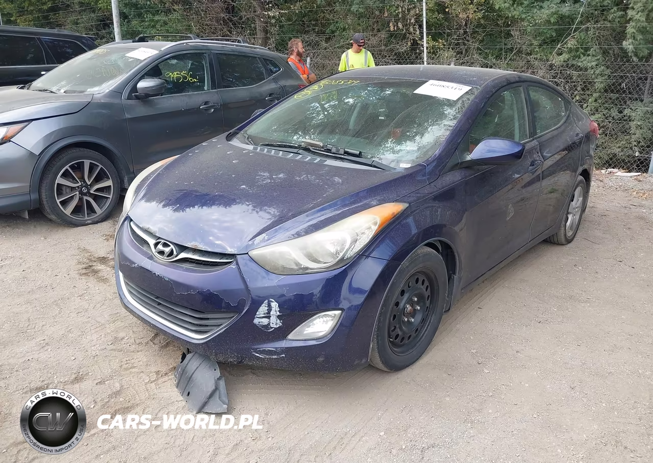 2013 Hyundai Elantra Gls VIN:5NPDH4AE0DH404419 - 2
