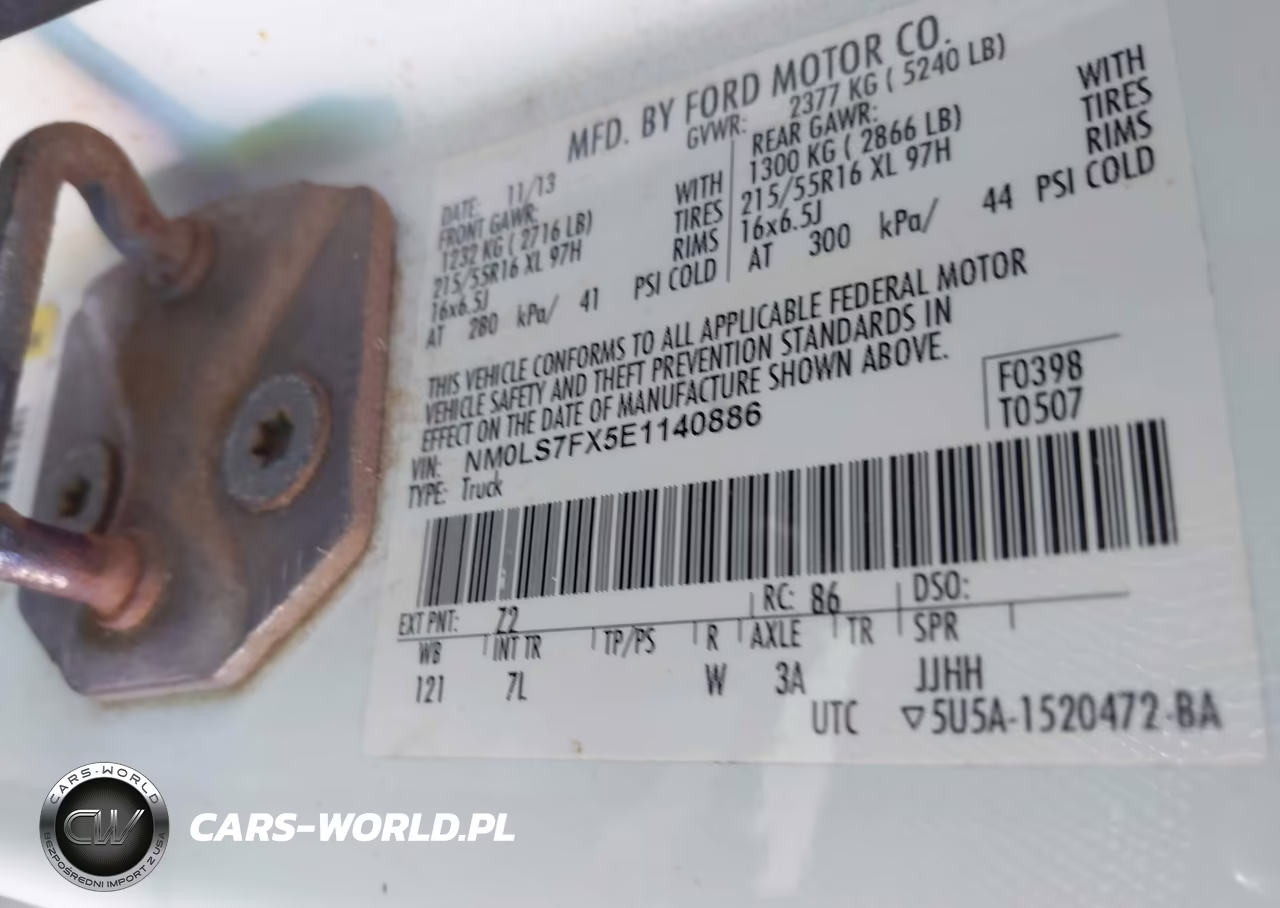 2014 Ford Transit Connect Xlt VIN:NM0LS7FX5E1140886 - 9