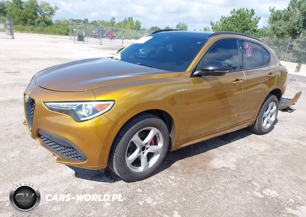 2022 Alfa Romeo Stelvio Veloce Ti Awd VIN:ZASPAKBN9N7D31875 - 2