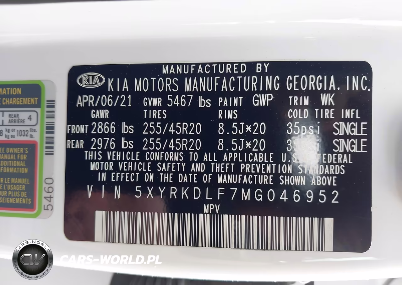 2021 Kia Sorento Sx VIN:5XYRKDLF7MG046952 - 9
