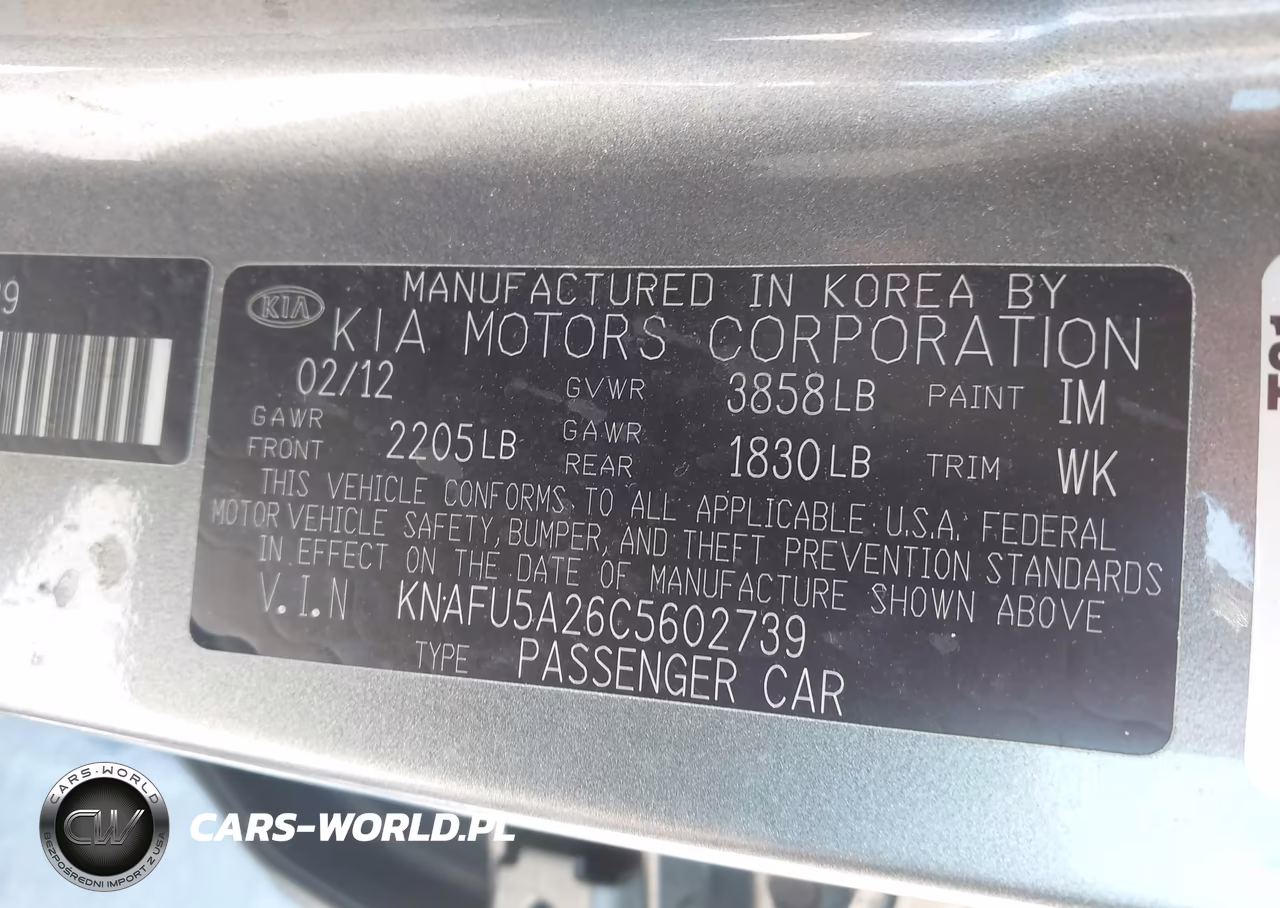 2012 Kia Forte Ex VIN:KNAFU5A26C5602739 - 9