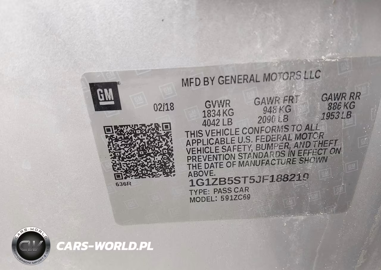 2018 Chevrolet Malibu 1Ls VIN:1G1ZB5ST5JF188219 - 9
