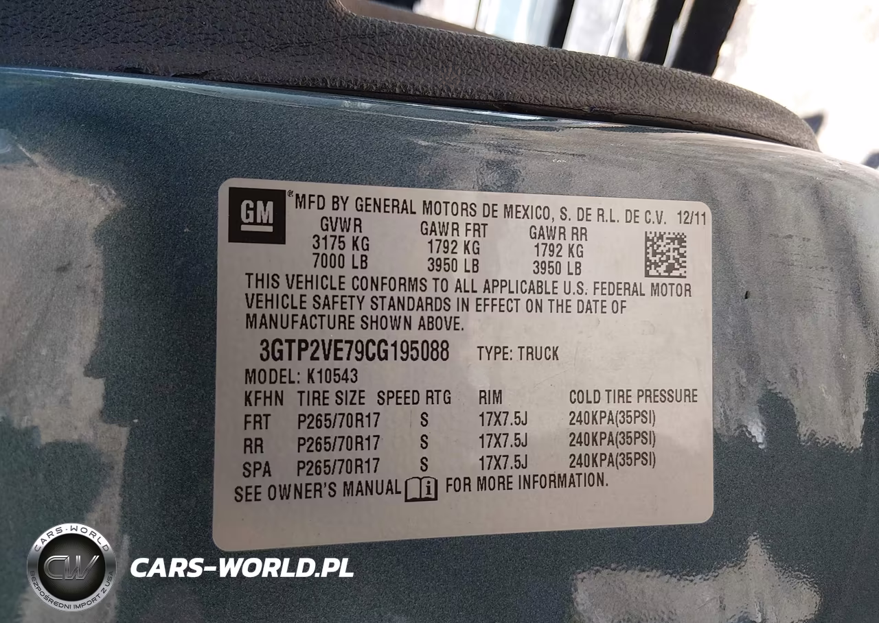 2012 GMC Sierra 1500 Sle VIN:3GTP2VE79CG195088 - 9