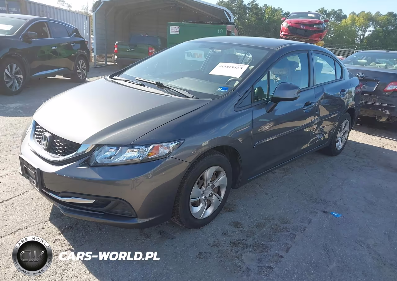 2013 Honda Civic Lx VIN:2HGFB2F53DH577661 - 2
