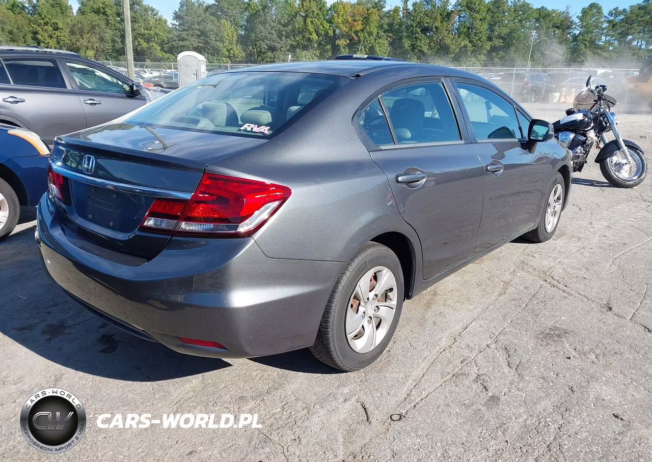 2013 Honda Civic Lx VIN:2HGFB2F53DH577661 - 4