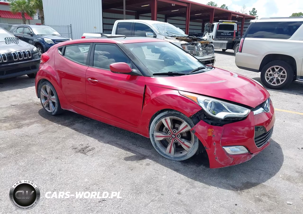 2012 Hyundai Veloster Base W-Red-Black