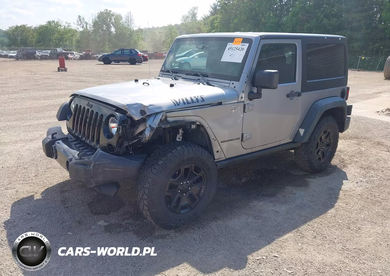 2014 Jeep Wrangler Willys Wheeler VIN:1C4AJWAG0EL210183 - 2