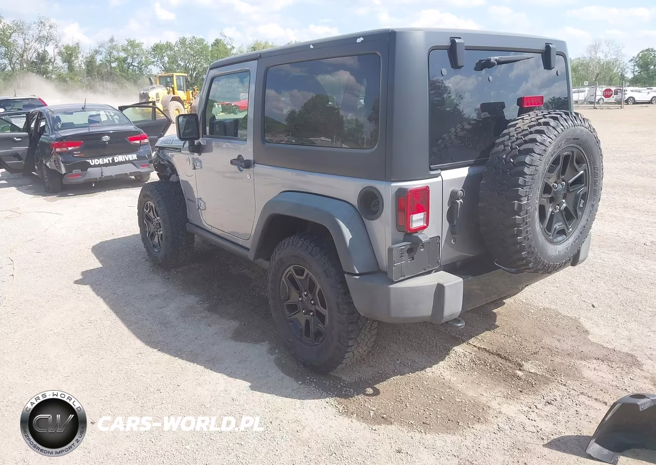 2014 Jeep Wrangler Willys Wheeler VIN:1C4AJWAG0EL210183 - 3