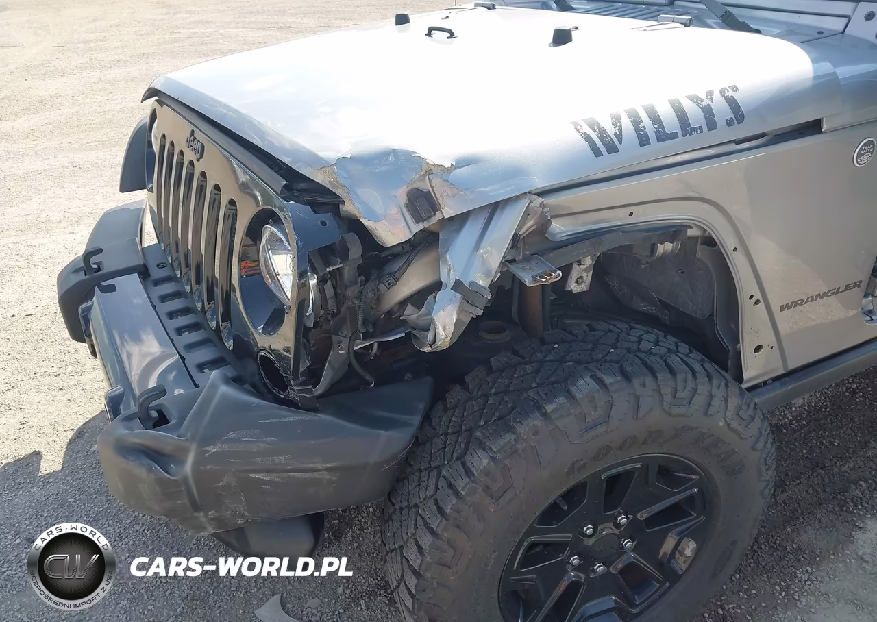 2014 Jeep Wrangler Willys Wheeler VIN:1C4AJWAG0EL210183 - 6