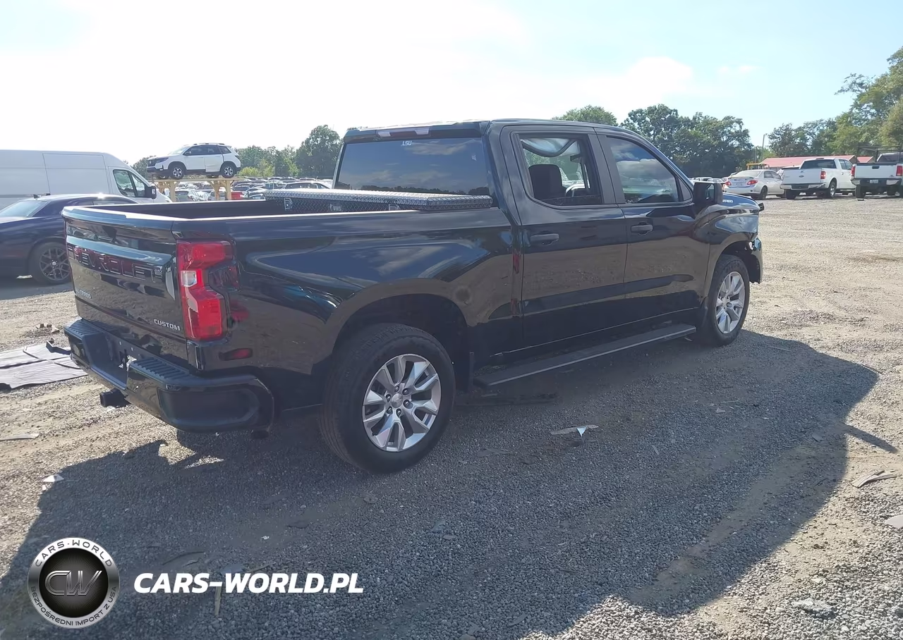 2022 Chevrolet Silverado 1500 2Wd Short Bed Custom VIN:1GCPABEK4NZ561354 - 4
