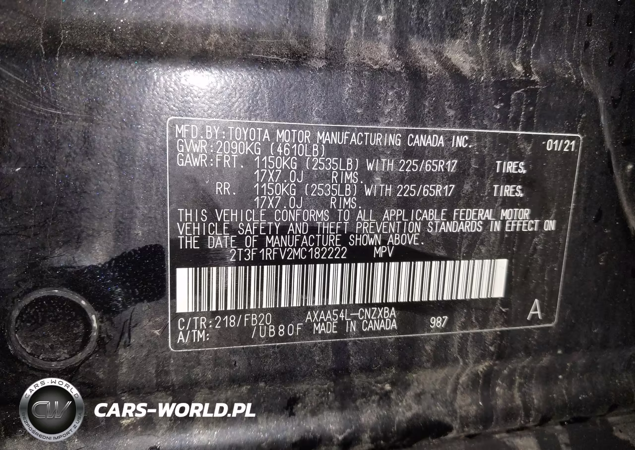2021 Toyota Rav4 Le VIN:2T3F1RFV2MC182222 - 9