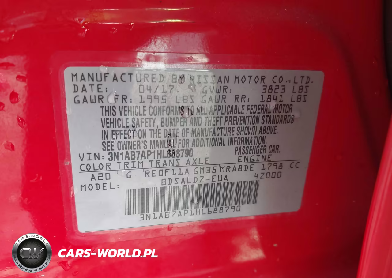 2017 Nissan Sentra Sv VIN:3N1AB7AP1HL688790 - 9