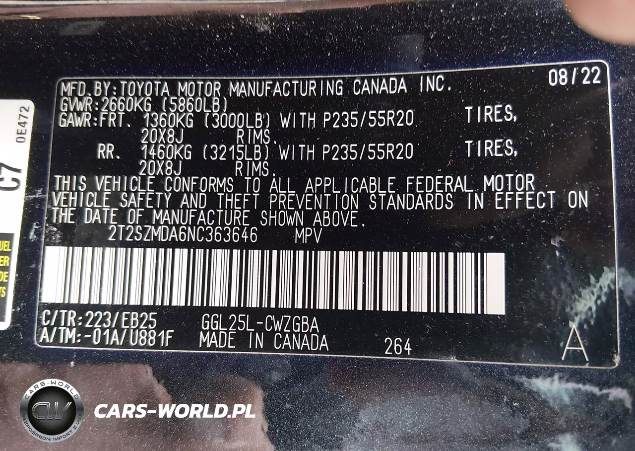 2022 Lexus Rx 350 F Sport Appearance VIN:2T2SZMDA6NC363646 - 9