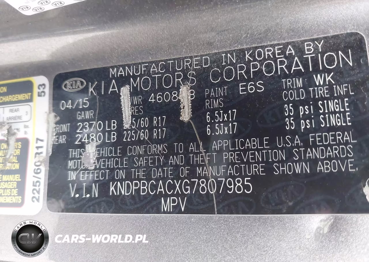 2016 Kia Sportage Lx VIN:KNDPBCACXG7807985 - 9