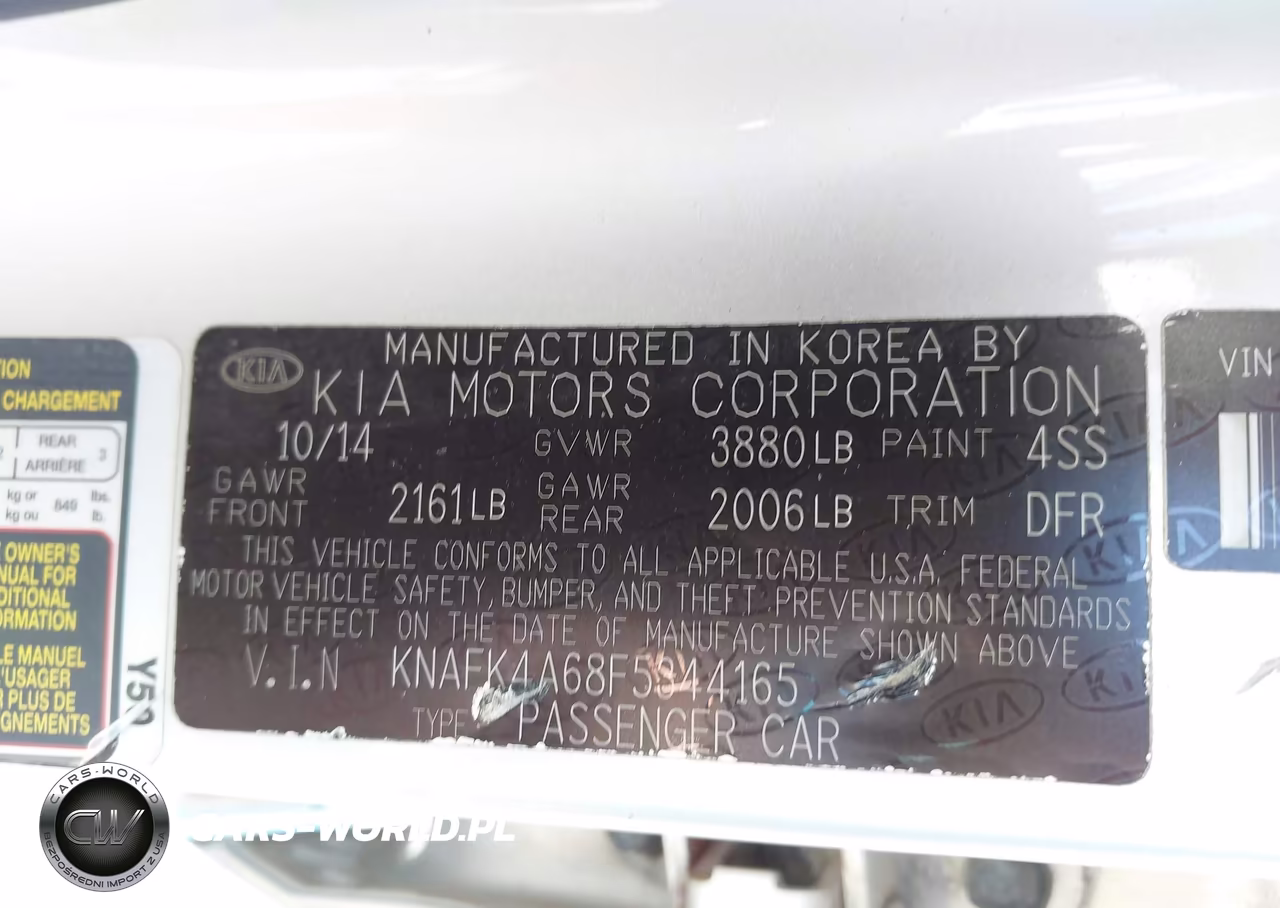 2015 Kia Forte Lx VIN:KNAFK4A68F5344165 - 9