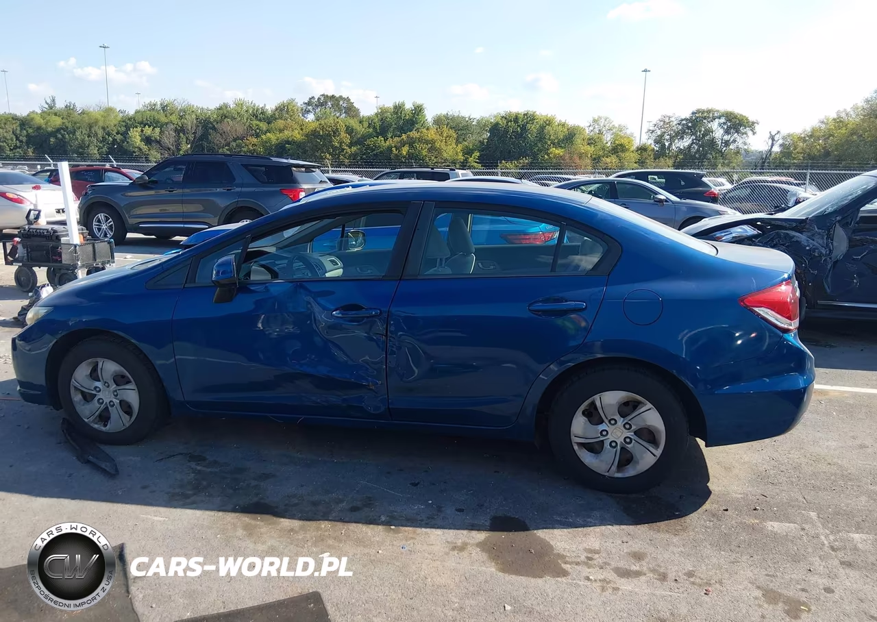 2013 Honda Civic Lx VIN:2HGFB2F5XDH528814 - 14