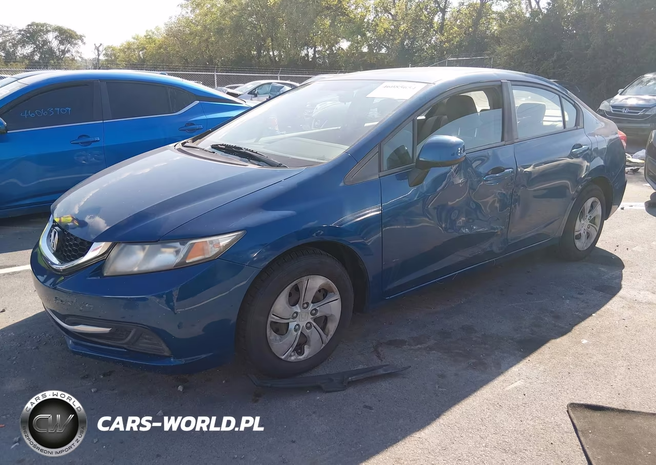 2013 Honda Civic Lx VIN:2HGFB2F5XDH528814 - 2
