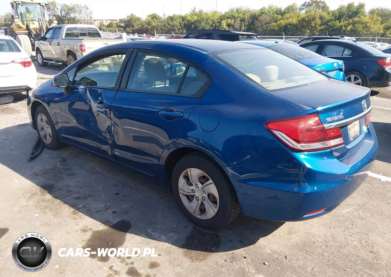 2013 Honda Civic Lx VIN:2HGFB2F5XDH528814 - 3