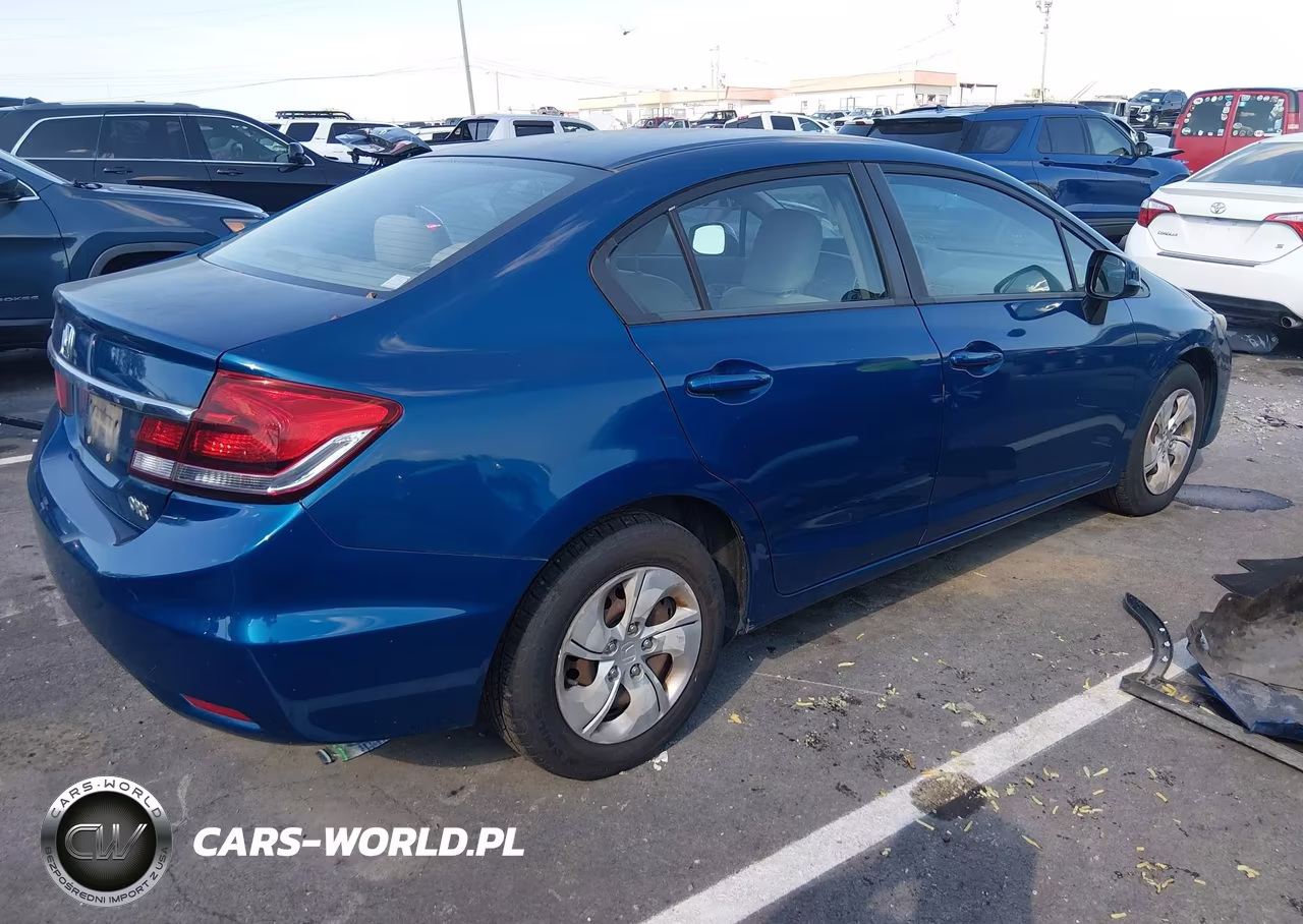 2013 Honda Civic Lx VIN:2HGFB2F5XDH528814 - 4