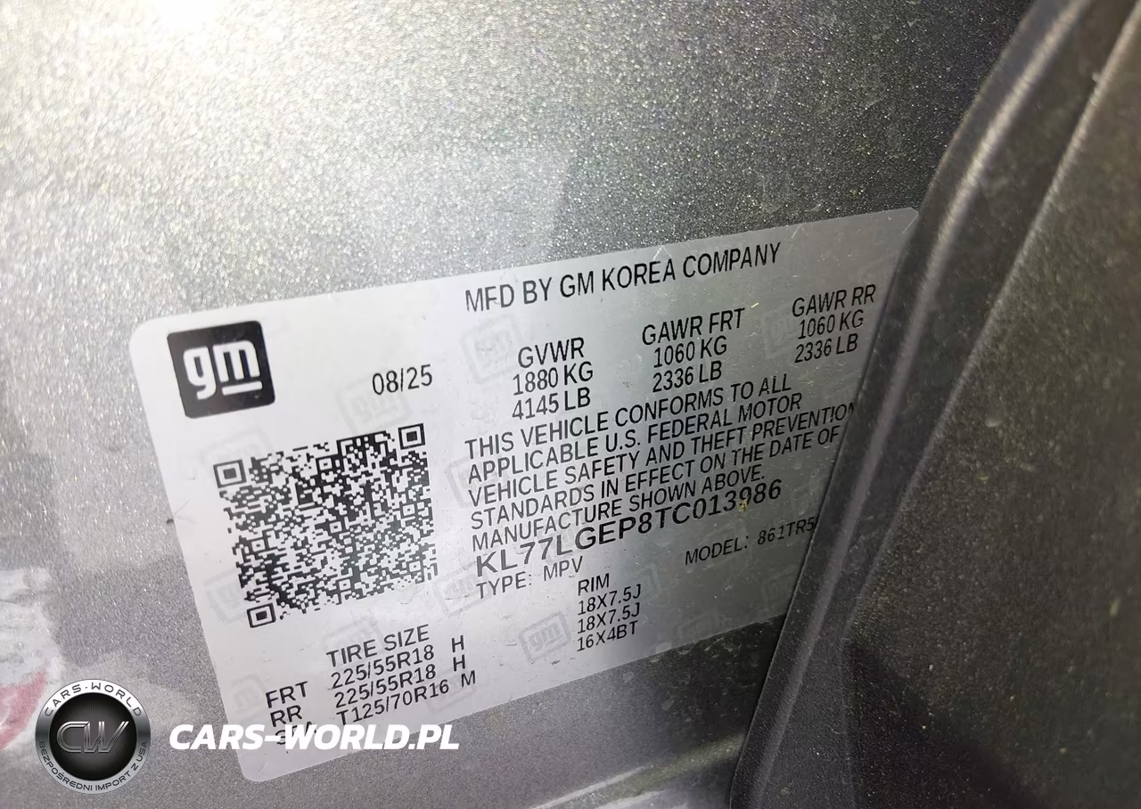 2026 Chevrolet Trax Fwd 1Rs VIN:KL77LGEP8TC013986 - 9