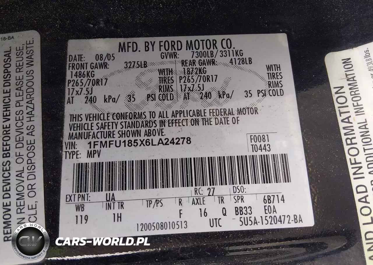 2006 Ford Expedition Eddie Bauer-King Ranch VIN:1FMFU185X6LA24278 - 9