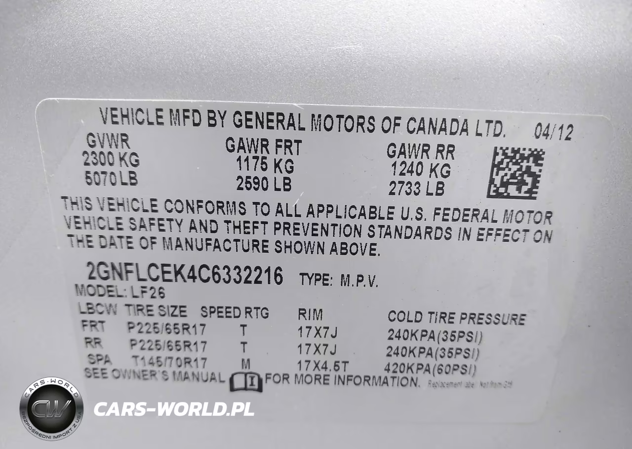 2012 Chevrolet Equinox Ls VIN:2GNFLCEK4C6332216 - 9