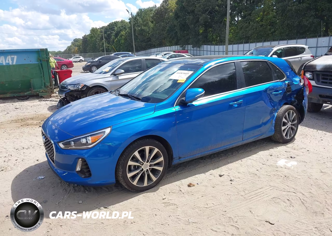 2018 Hyundai Elantra Gt VIN:KMHH35LEXJU024696 - 2