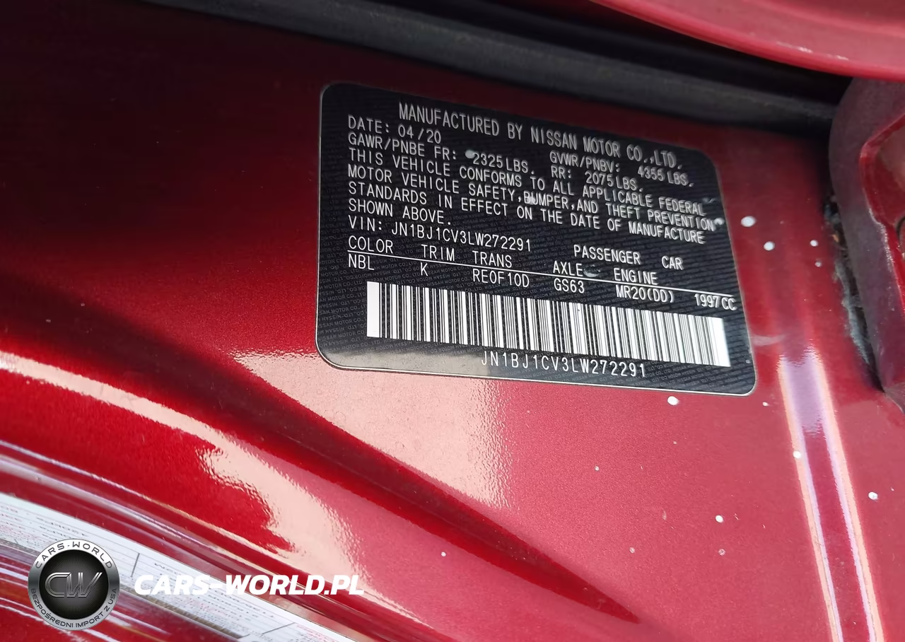 2020 Nissan Rogue Sport S-Sv-Sl VIN:JN1BJ1CV3LW272291 - 9