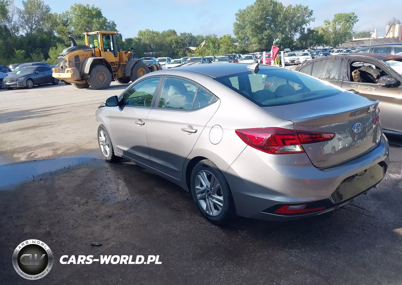 2020 Hyundai Elantra Sel VIN:KMHD84LF5LU092295 - 3