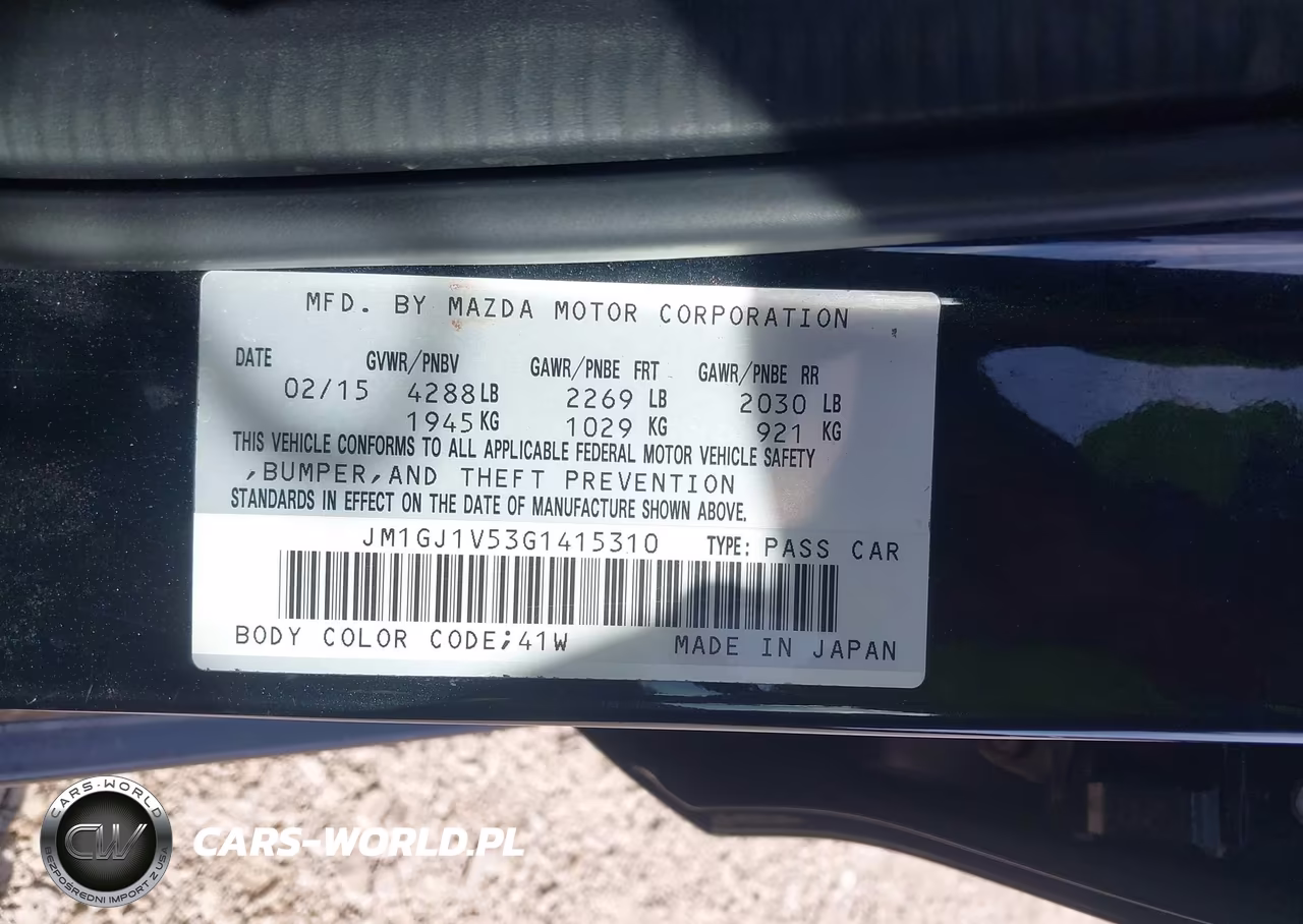 2016 Mazda Mazda6 I Touring VIN:JM1GJ1V53G1415310 - 9