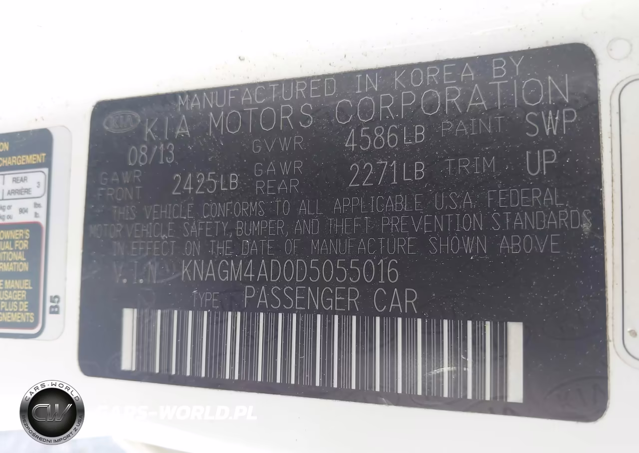2013 Kia Optima Hybrid Ex VIN:KNAGM4AD0D5055016 - 9