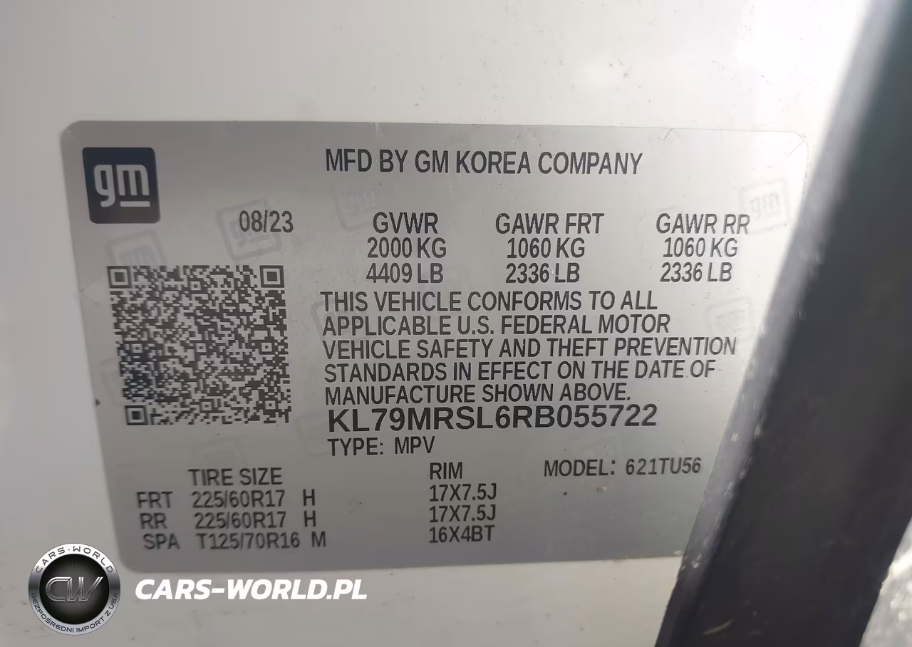 2024 Chevrolet Trailblazer Awd Lt VIN:KL79MRSL6RB055722 - 9