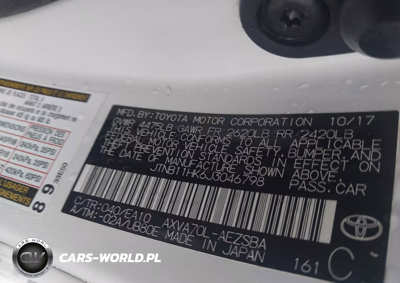 2018 Toyota Camry Se VIN:JTNB11HK6J3046798 - 9