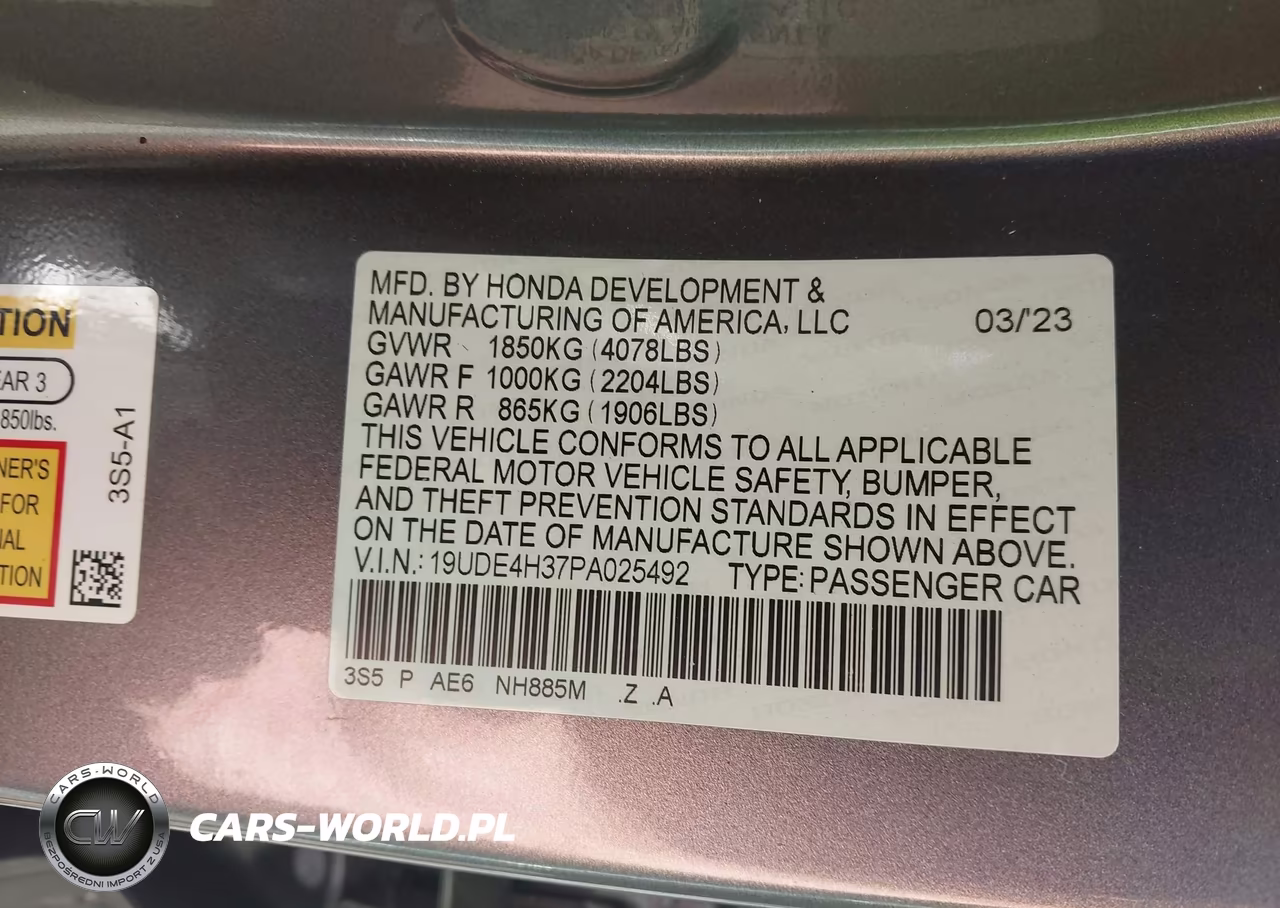 2023 Acura Integra A-Spec VIN:19UDE4H37PA025492 - 9
