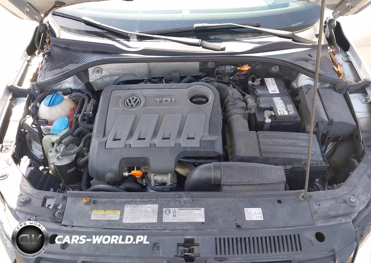2013 Volkswagen Passat 2.0L Tdi Se VIN:1VWBN7A30DC061295 - 10