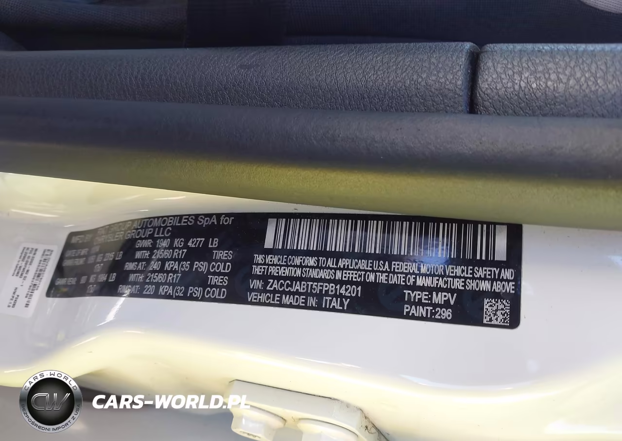 2015 Jeep Renegade Latitude VIN:ZACCJABT5FPB14201 - 9