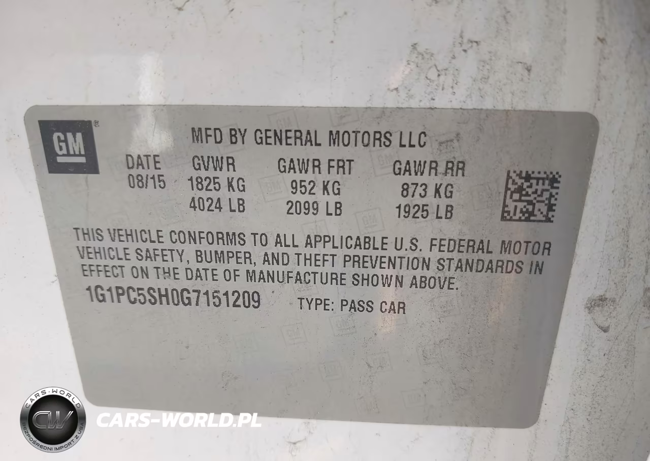 2016 Chevrolet Cruze Limited Ls Auto VIN:1G1PC5SH0G7151209 - 9